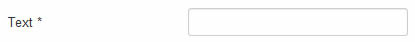 Joomla jForm text field
