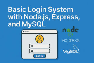 Basic Login System with Node.js, Express, and MySQL